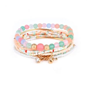 Women's Bohemian Bracelet Rhinestone Beads Multilayer Bracelet