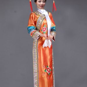 Women's Chinese Costume Halloween Qing Dynasty Princess Fancy Dress