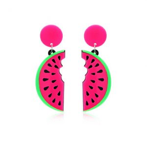 Women's Cute Earrings Fruit Watermelon Acrylic Earrings