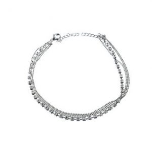 Women's Luxury Anklet Multilayer Rhinestone Anklet for Gift