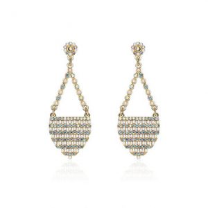 Women's Luxury Earrings Pearl Rhinestone Pendant Earrings