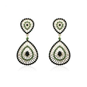 Women's Luxury Earrings Water Drop Full Rhinestone Crystal Earrings