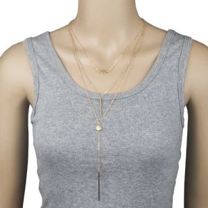 Women's Sexy Multilayer Necklace Small Dots Delicate Necklaces Elegant and Leisure Design for Women