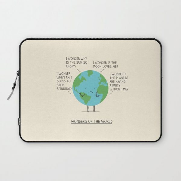 Wonders of the world Computer Cover by Milkyprint - Laptop Sleeve - 13"