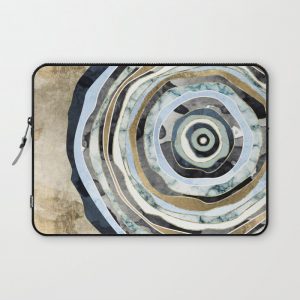 Wood Slice Abstract Computer Cover by SpaceFrogDesigns - Laptop Sleeve - 13"