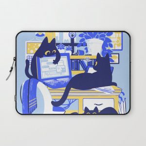 Working From Home Computer Cover by Miski - Laptop Sleeve - 13"