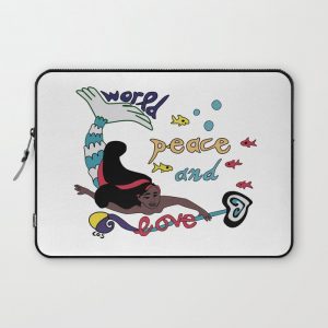 World Love Computer Cover by Christine Olga Smith - Laptop Sleeve - 13"