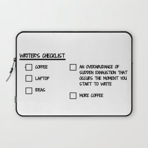 Writer's Checklist Computer Cover by HK44 - Laptop Sleeve - 13"