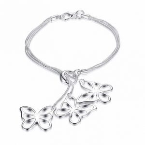 YUEYIN Cute Bracelet Butterfly Tassel Multilayer Women Bracelet