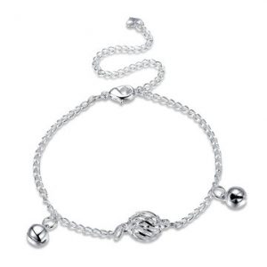 YUEYIN Women's Anklet Hollow Ball Bell Anklet