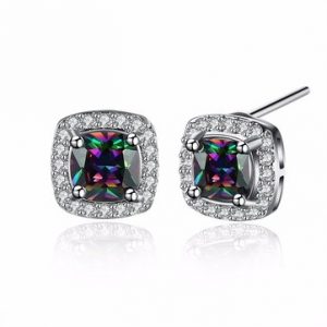 YUEYIN® Platinum Plated Zircon Rhinestone Earrings