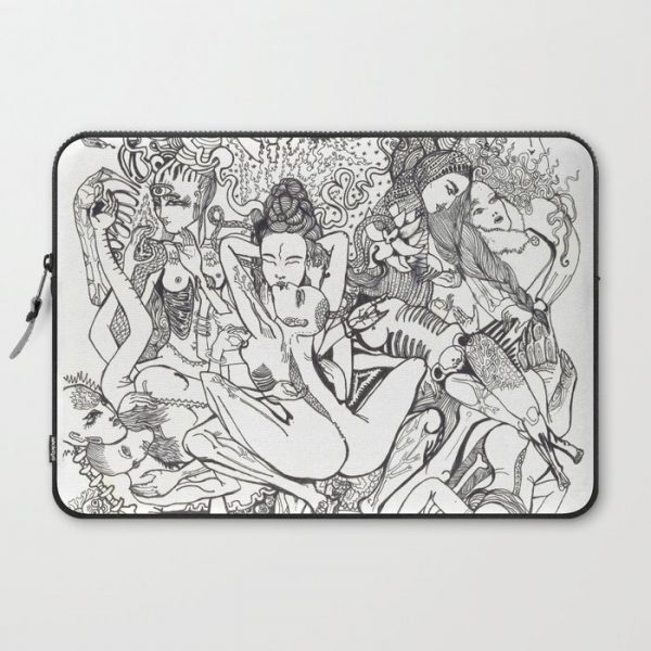 Yab Yum Mahaasukha Computer Cover by satchita melina - Laptop Sleeve - 15"