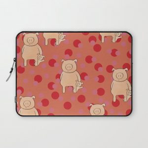 Year of the Pig Computer Cover by ruthie lafond - Laptop Sleeve - 13"