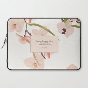 You must allow me...Mr. Darcy. Pride and Prejudice. Computer Cover by Literary Lifestyle Company - Laptop Sleeve - 15"