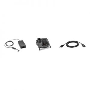 Zebra Tech CRD9000-110SES Single Slot Cradle Kit - Docking cradle - RS-232 / USB - US - for MC9090-G MC9090-K MC9090-S MC909X-K MC909X-S MC9190-G