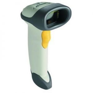 Zebra Tech LS2208-SR20001R-UR Symbol LS2208 Handheld Barcode Scanner - USB Kit 1D Laser - Includes USB Cable and Stand - White