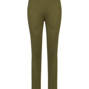 Zipper Solid Faux Suede Sexy Skinny Leg Pants