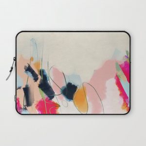 abstract art Computer Cover by lalunetricotee - Laptop Sleeve - 13"