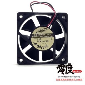 adda 6015 dc 12v 0.11a 6cm ad0612mb-d70gl 2 line super-mute heat dissipation