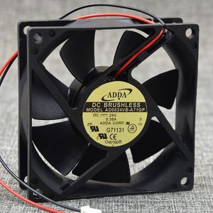 adda ad0824vb-a71gp 8025 dc 24v 0.38a server inverter cooling fan