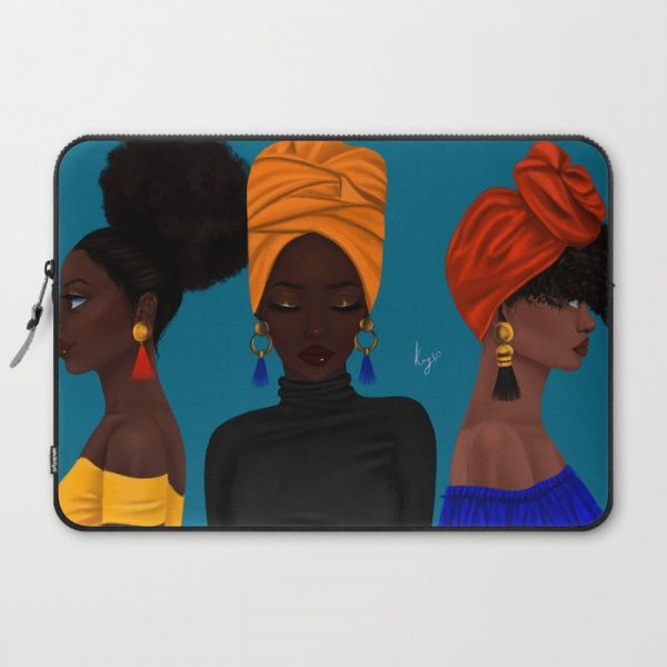 afrocentric Computer Cover by princess kay - Laptop Sleeve - 15"