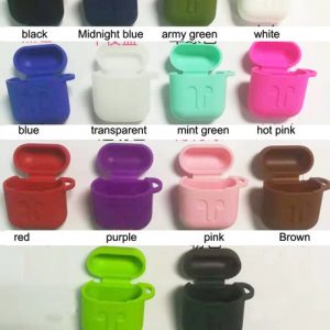 airpod protective airpods cover link cable bluetooth wireless earphone silicone case waterproof anti-drop strap accessories mix color