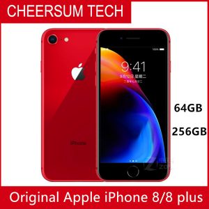 ale unlocked original apple iphone 8 plus 4g lte cell phones 3gb ram 64/256gb rom 5.5' 12.0 mp hexa-core mobile phone