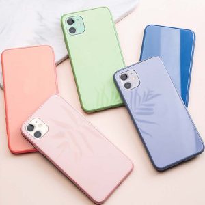 applicable apple 11pro max max xs 6 7 8plus liquid silicone shell glass case protective cover scratch protection lens body