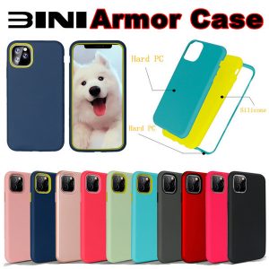 armor phone case for iphone 11 pro max 6 7 8 plus xs max xr samsung note 10 pro a10s m30s a2 core 3 in 1 shockproof hybrid tpu pc back cover