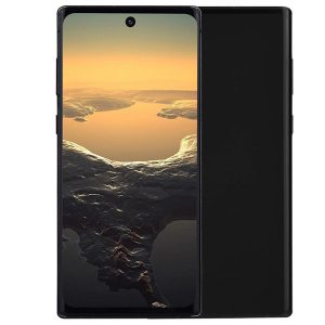 aura glow goophone n10+ 6.8" punch-hole screen android 9.0 face id fingerprint show octa core 12gb 256gb 512gb 16mp 3 cameras 5g smartphone