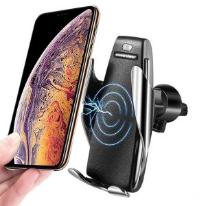 automatic sensor car wireless charger for iphone xs max xr x samsung s10 s9 intelligent infrared fast wirless charging car phone holder