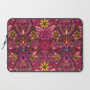 aziza pink Computer Cover by Sharon Turner - Laptop Sleeve - 15"