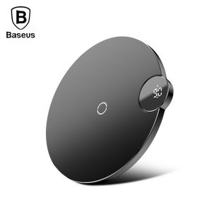 baseus bswc - p21 digital led display wireless charging pad fast charger