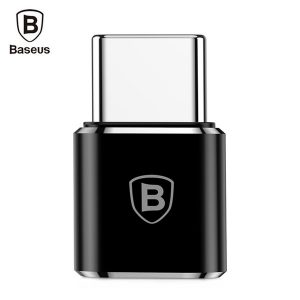 baseus mini otg male type-c to female micro usb converter charging data adapter