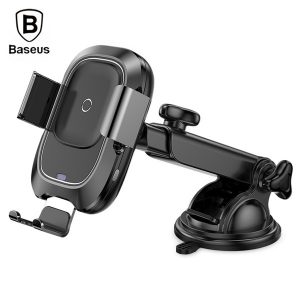 baseus smart vehicle bracket car mount holder wireless charger