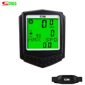 bicycle computer wireless waterproof mtb bike code table heart rate monitor cycling speedometer odometer satch 24 function