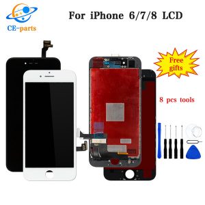 black&white lcd for iphone 6 6 plus 6s 6s plus 7 7 plus 8 8+ lcd display touch digitizer screen assembly replacement