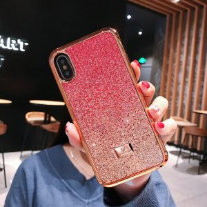 bling swarovski glitter xr phone case for apple iphone xs max/xr 8/7/6 plus unque rhinestone shiny sparkle cover cute girly bumper