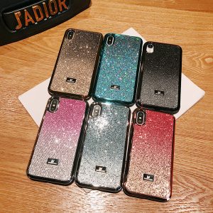 bling swarovski glitter xr phone case for apple iphone xs max/xr 8/7/6 plus unque rhinestone shiny sparkle hard cover cute bumper for women