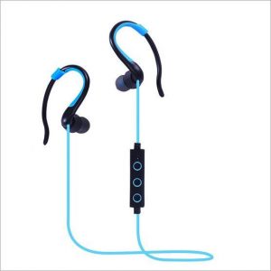 blue colour professional sports bluetooth 4.1 bilateral stereo earphone fashion sport headsets studio music earphone with mic retail box