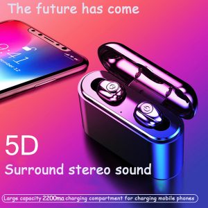 bluetooth headphones wireless earbuds tws x8s wireless bluetooth earphones 5.0 with charging bin binaural in ear headphones 2pcs delivery