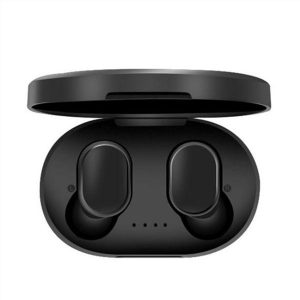 bluetooth headset with mic charging box for cellphone true stereo earphones tws a6s headphones noise cancelling 5.0 wireless earbuds