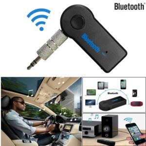 bluetooth music audio stereo adapter receiver for car 3.5mm aux home speaker mp3 car music sound system hands calling built-in mic