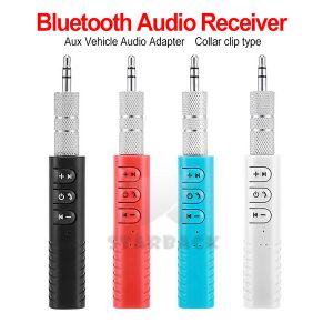 bluetooth receiver car bluetooth aux 3.5mm music bluetooth audio receiver hands-call car transmitter auto adapter with retail package