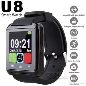 bluetooth u8 smartwatch wrist watches touch screen for iphone 7 samsung s8 android phone sleeping monitor smart watch with retail package