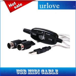 brand new usb to midi keyboard interface adapter dhl ing