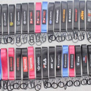 bride jmd racing wrist keychain for car mobile phone id card hanging strap lanyards as trd momo keyring