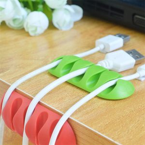 cable winder desksolid power cord data line hub holder cable wire organizer clip for micro usb cable organizer