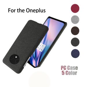 canvas drop-proof pc hard case for oneplus 7t back cover for oneplus 6 7 pro 6t 7t pro