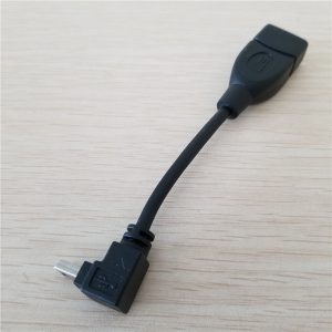 car audio 90 degree down elbow mini usb male to usb a female converter adapter data extension cable black 10cm